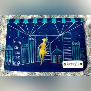 Benefit cosmetics makeup clutch bag